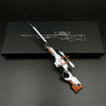 AWP Asiimov 1:5 zinc alloy replica on its black gift box