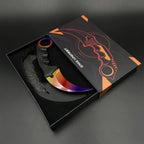 Karambit Fade trainer lying in its open printed gift box