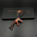 M4A4 Howl 1:5 zinc alloy replica in its open printed gift box